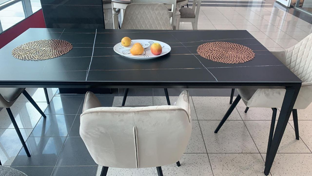 Стол DT-2010 черная керамика MR32 (180)