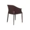 Стул Gio, коричневая кожа