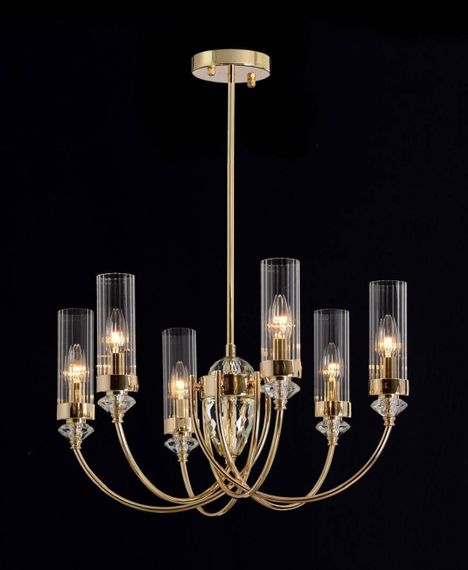 Люстра на штанге LSN 5244/6 золото