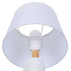 8210/1T MODERNI LN25 000 белый, керамика/текстиль Настольная лампа Е27 1*60W 220V VISIONA