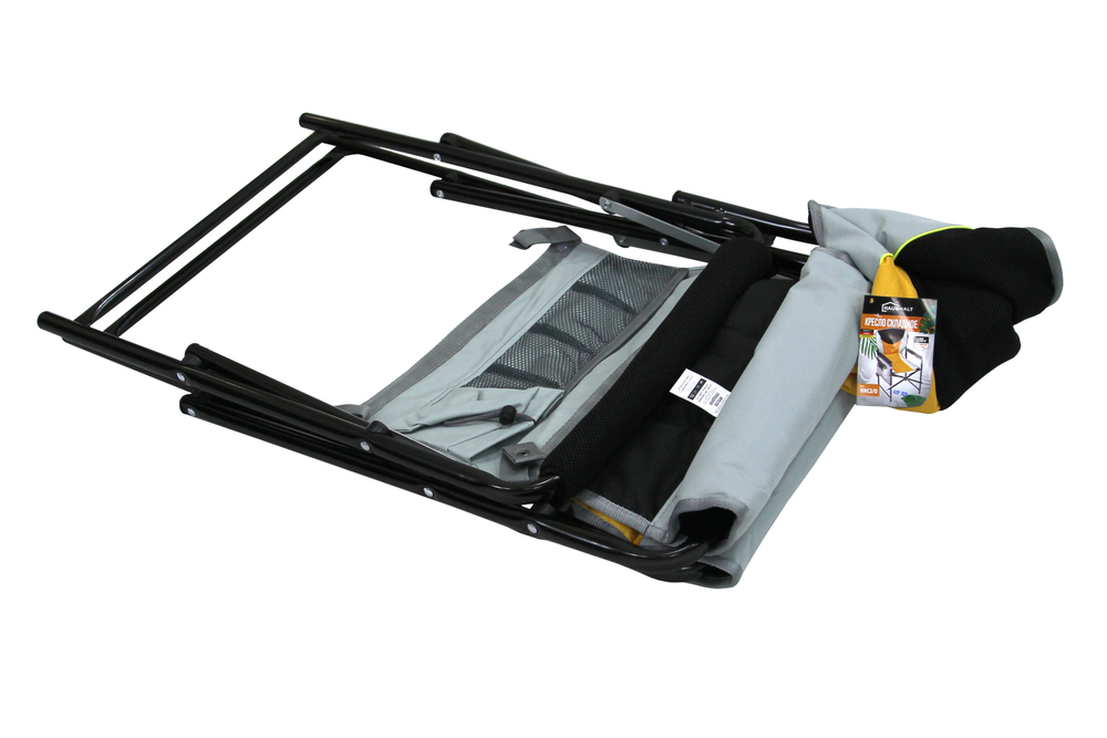 Кресло складное Хаусхальт ННС2/O арт.ННС2/O (2 шт в упаковке (каркас черный, ткань оранжевая))