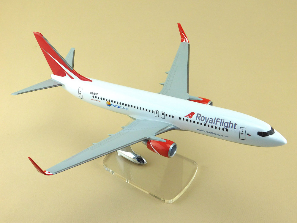 Модель самолета Boeing 737-800 (М1:100, Royal Fligt)
