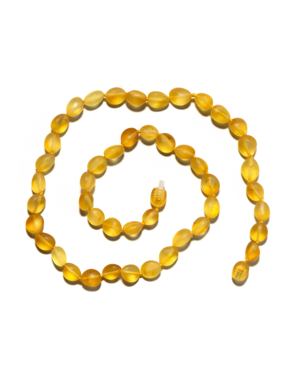 Бусы из цельного янтаря, 46 см