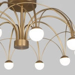 Потолочная люстра Eurosvet RAGNO 90031/10 4690389212727