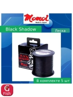 Монофильная леска рыболовная Black Shadow 0,2 мм 3 шт.