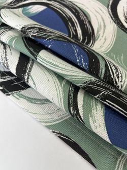 Штора из рогожки Сказка "Черничное мохито" 145х180 см 1 шт