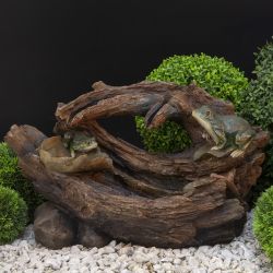 GA-03446 GREEN APPLE Уличный фонтан Лягушки высота 39см | 