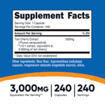 Nutricost, вишня, 240 капсул (300 мг в 1 капсуле)