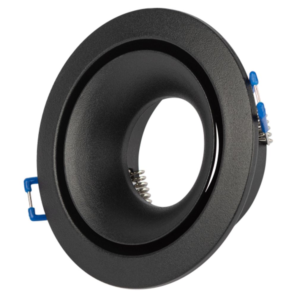 Встраиваемый светильник алюминиевый ЭРА KL100 BK MR16 GU5.3 черный