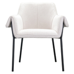 Стул aline, шенилл, молочный