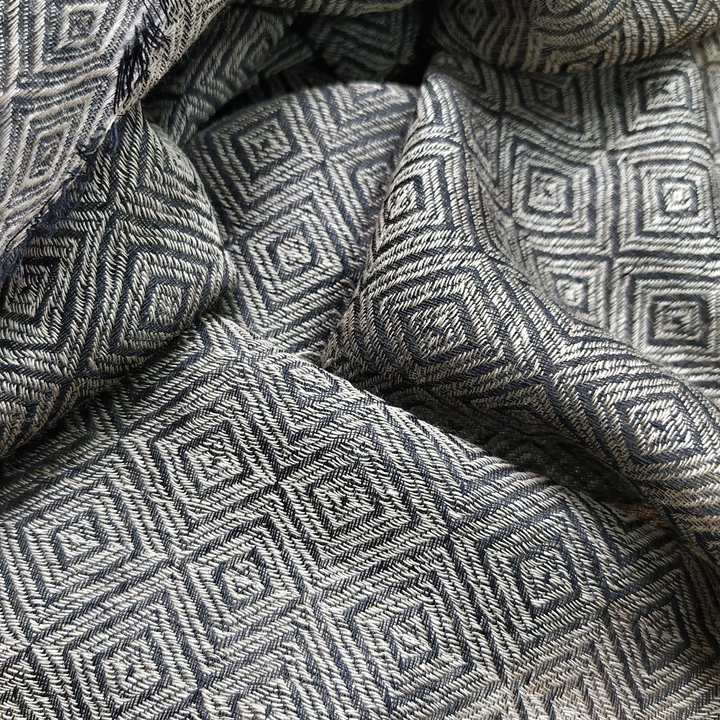 Палантин с бахромой шерсть, шелк, 70 х 200 см 2000000159775