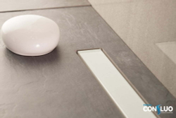 Душевой лоток Pestan Confluo Frameless Line 450 White Glass