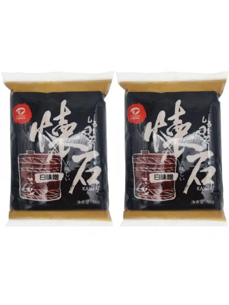 Соевая паста Мисо Tianpeng Kaiseki Светлая 1 кг x 2 шт