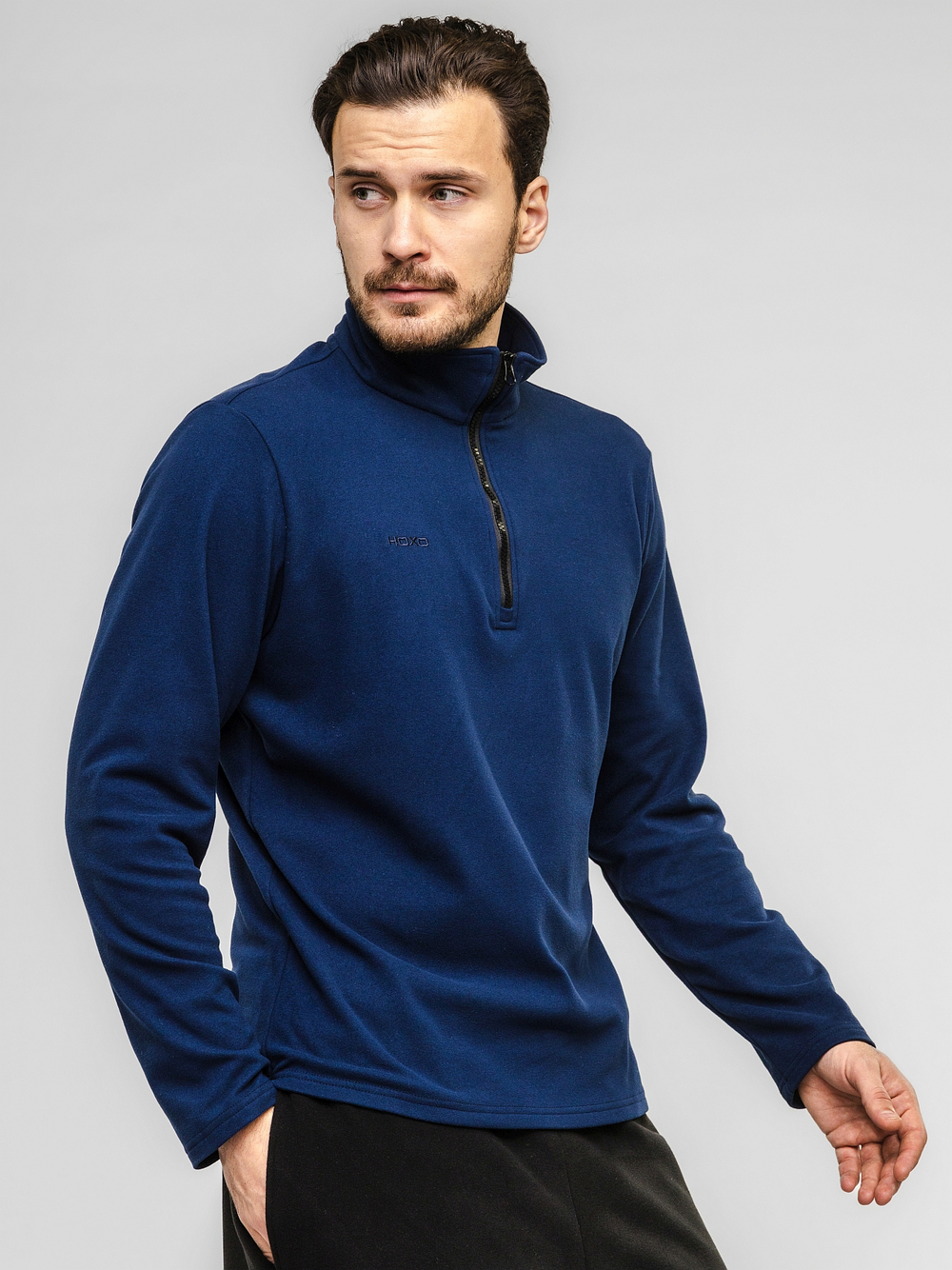 Кофта (толстовка) классическая, мужская, цвет "Полярная ночь"