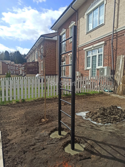 Монтаж уличной шведской стенки Sv Sport (2 вертикальных столба)