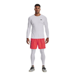 Футболка Under Armour Heatgear Armour Fitted LS White