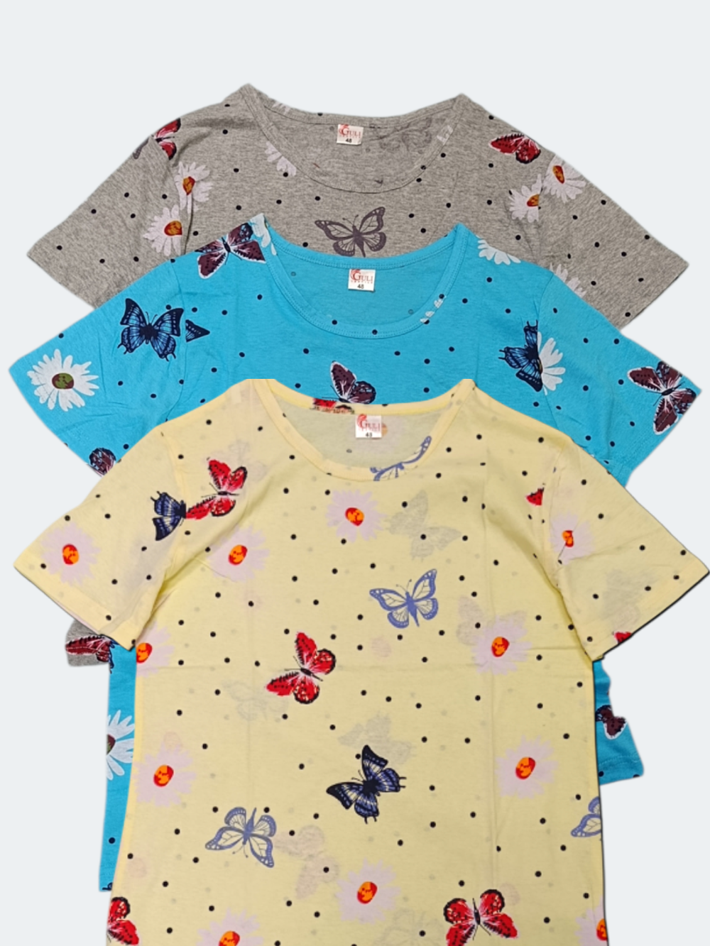 Футболка женская Guli кулирка набивка (60)