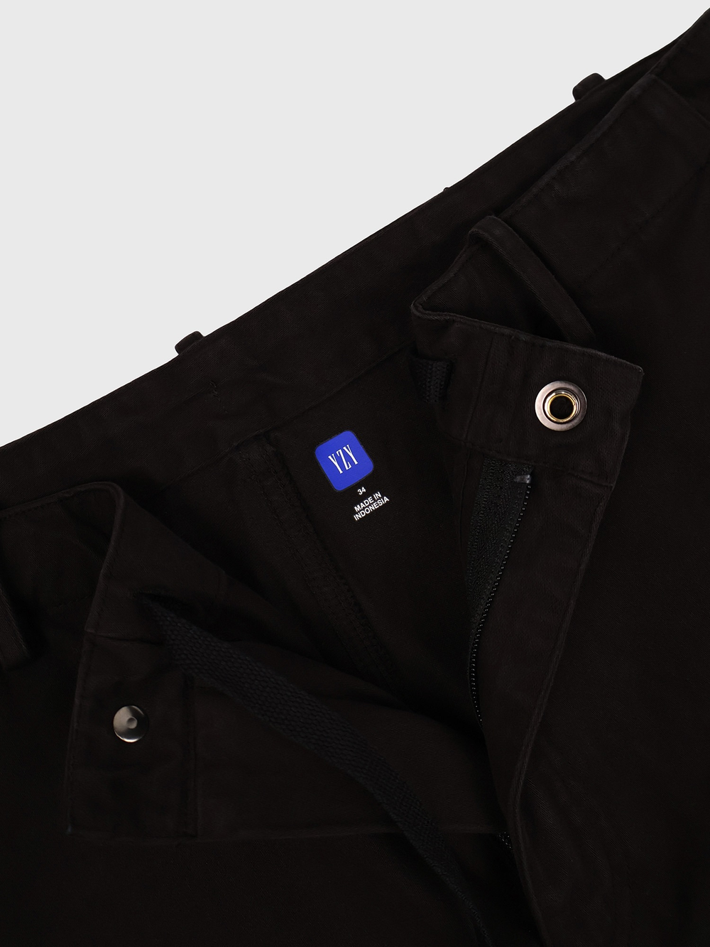 Брюки карго Yeezy Gap Engineered by Balenciaga Sateen True Black
