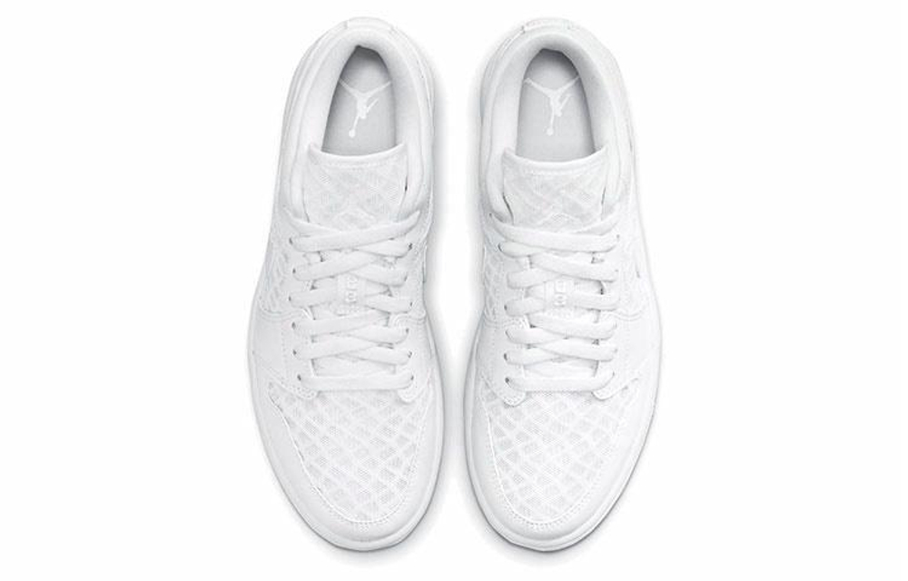 Кроссовки Jordan Air Jordan 1 Low All-White (Женская размерная сетка)