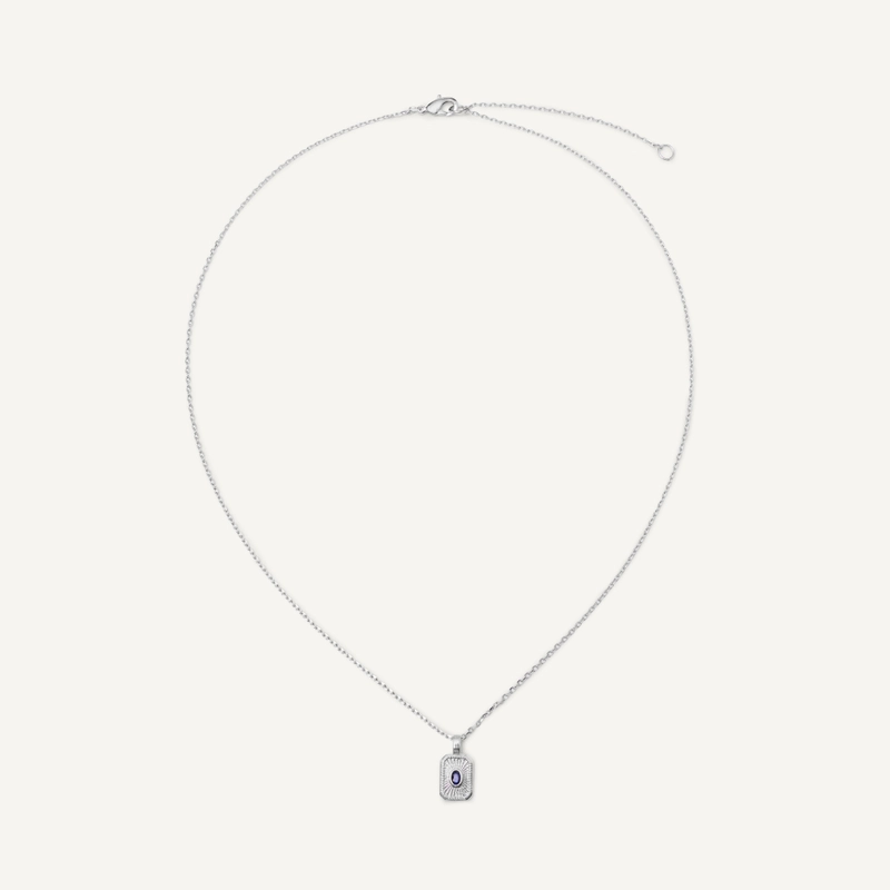 Колье Медальон – Серебро