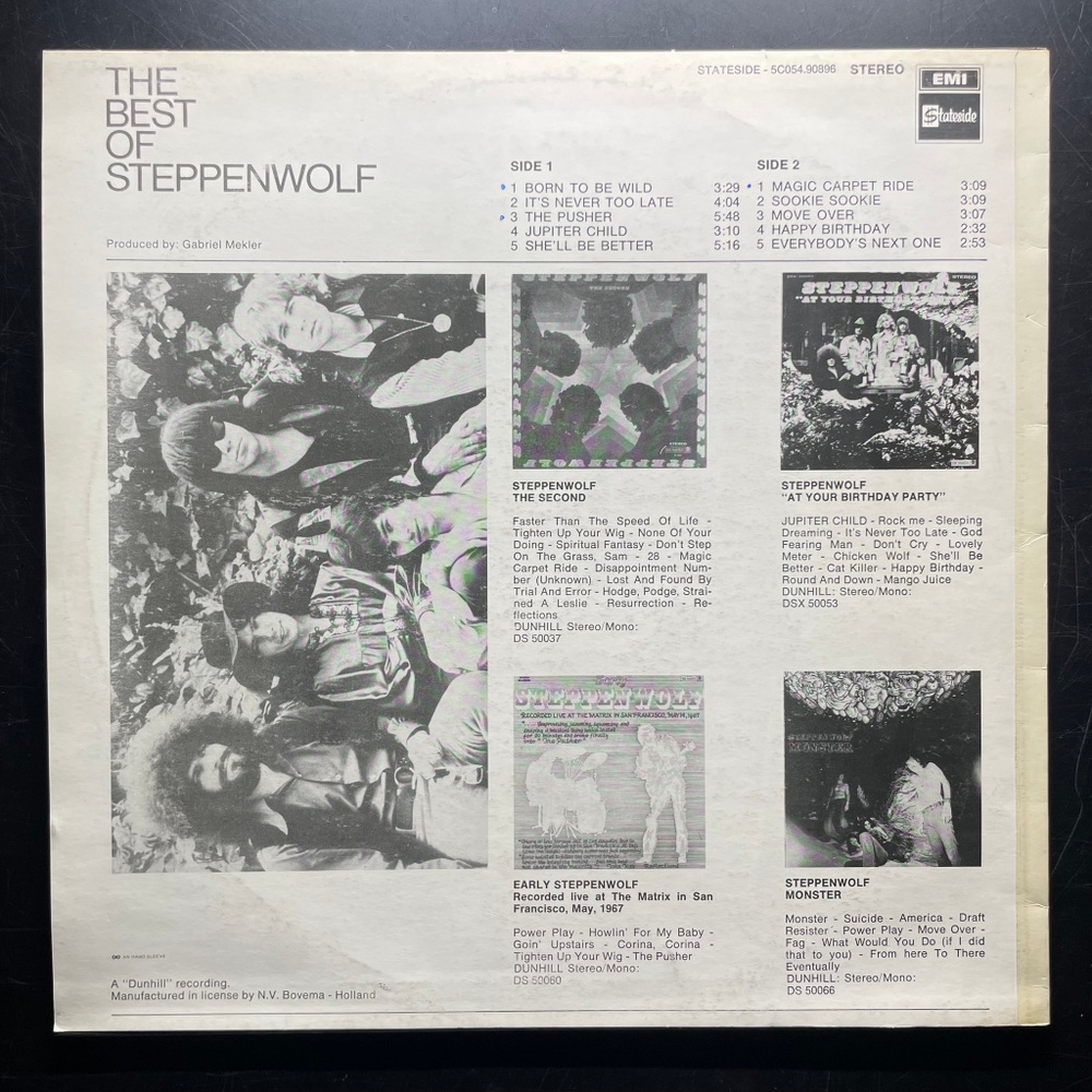 Steppenwolf- The Best Of Steppenwolf (Дания 1970г.)