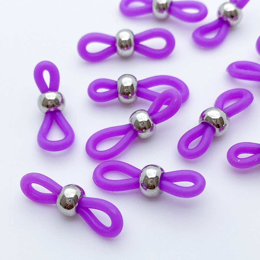 Держатели для очков, цвет фиолетовый, цена за пару