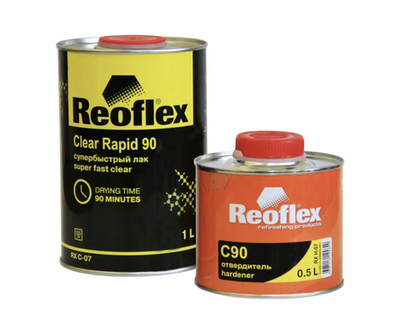 Reoflex Clear Rapid С 90 Супербыстрый лак 2+1 (1л+0,5л)
