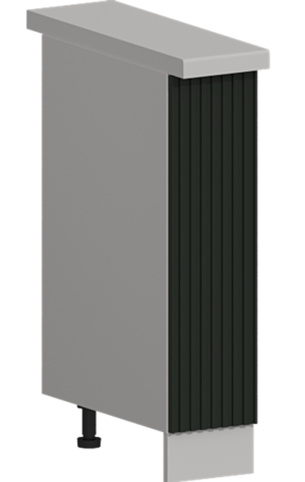 Кухня Модуль ШНБ 200 Графит / Насыщенно-зеленый