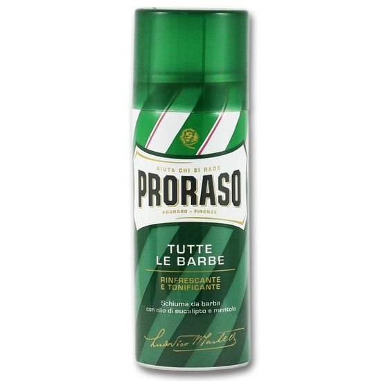 Пена для бритья Proraso, освежающая, масло эвкалипта и ментол, 100мл