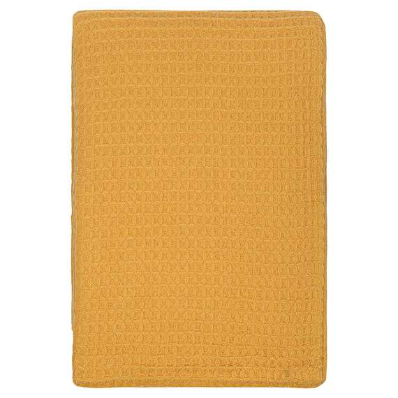 Плед из шерсти цвета охры из коллекции essential, 130х180 см