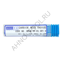 Фреза твердосплавная   5мм (L=50, l=13, хв=6) Z4 35° по закаленной стали, с радиусной фаской BRHM-4R-D5.0R1.0 AHNO