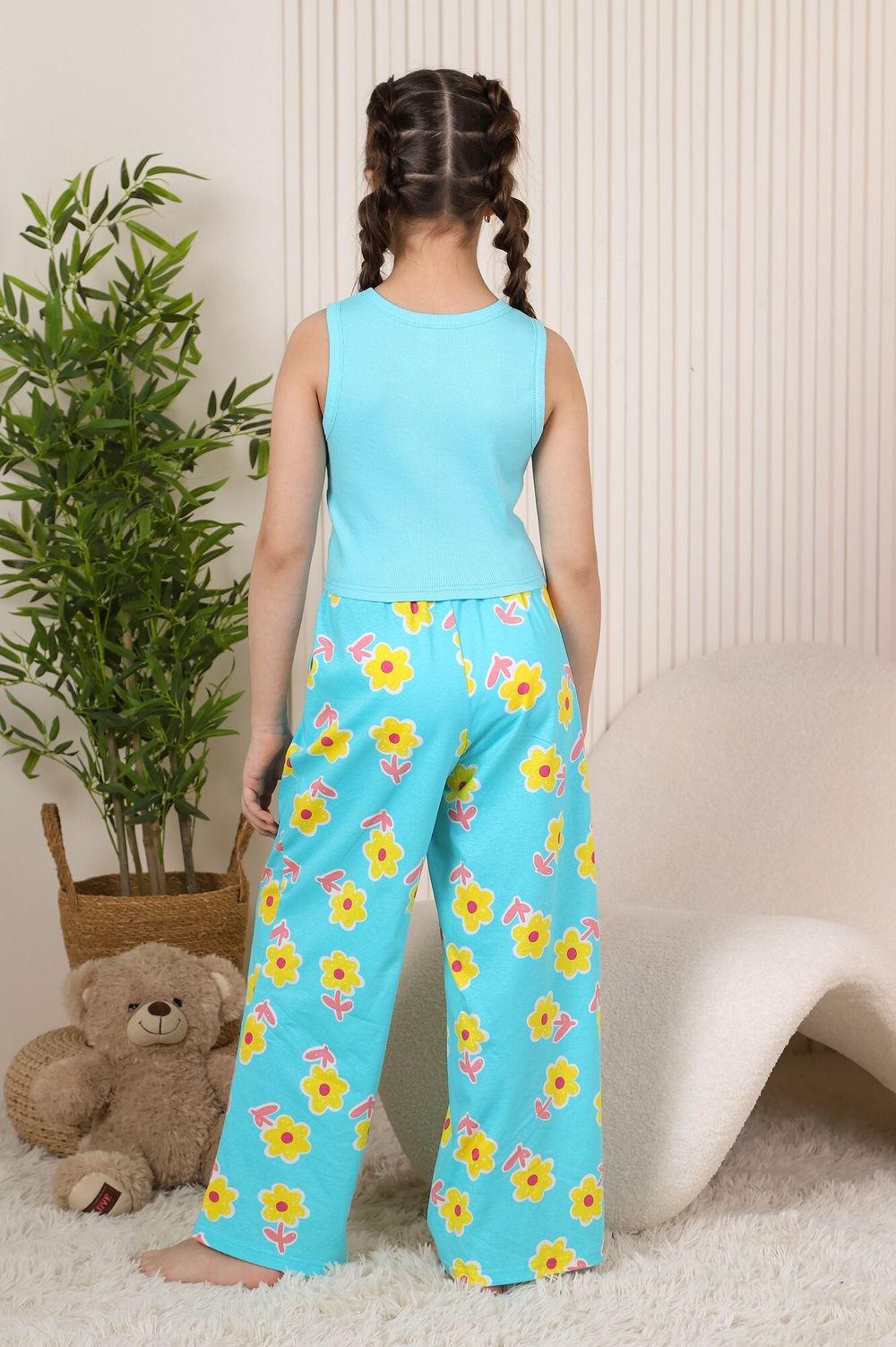 Костюм для девочки Незабудка-1 Виотекс ГОЛУБОЙ