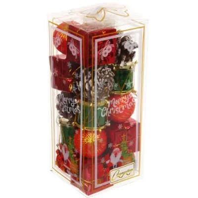 Набор украшений «Весёлая зима» 19.5*8*8 см (20 предметов), Мультицвет