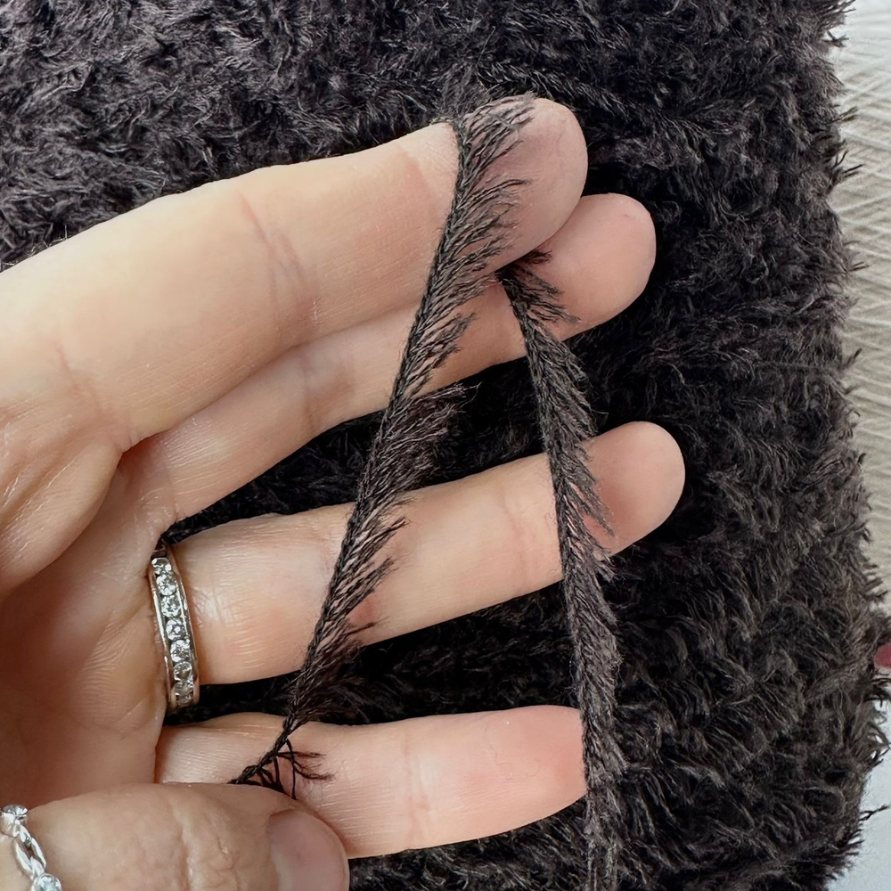 BAFFO CASHMERE - Ri.Go; 100% кашемир; травка; 180м/100гр; цвет: темно-коричневый
