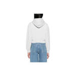 SPORTY & RICH Slogan-print Mélange-effect Hoodie