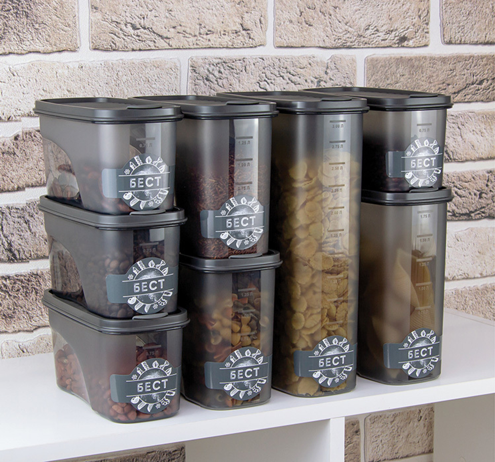 Емкость для сыпучих продуктов БЕСТ 3л М1257