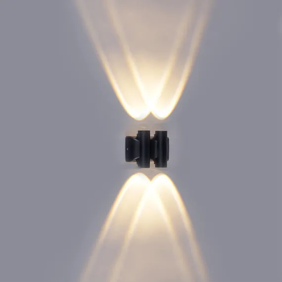 86815-9.2-004TL LED4*1W BK светильник настенный