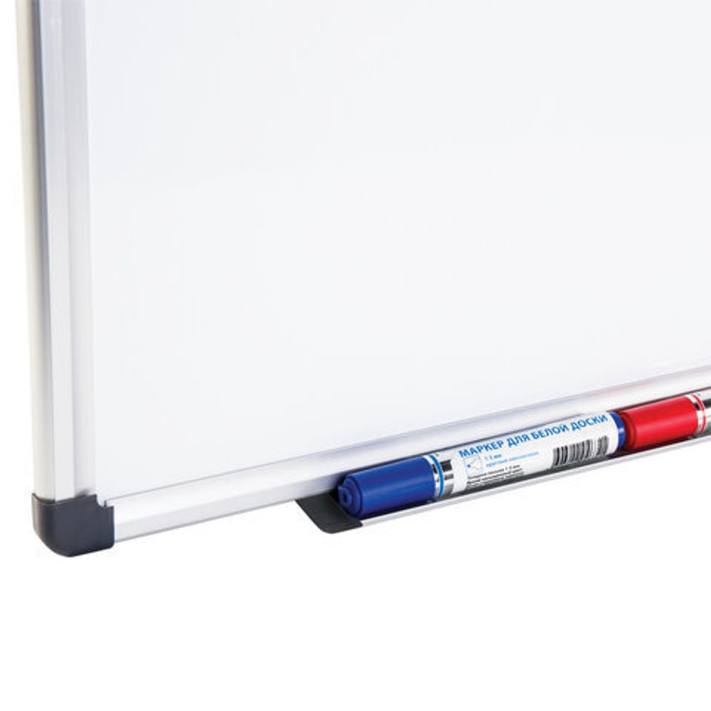 Доска магнитно-маркерная 45х60 см, алюминиевая рамка, ГАРАНТИЯ 10 ЛЕТ, STAFF, 235461