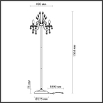 4977/3F ODL Торшер E14 3*40Вт 220В IP20 HALL