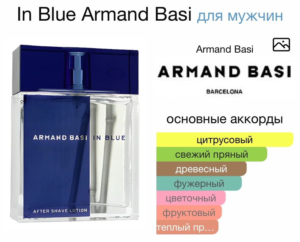 In Blue Armand Basi