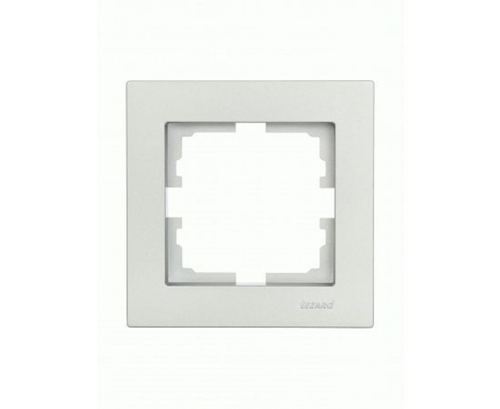 Рамка 1-местн. горизонт. VESNA платина LEZARD 742-3500-146