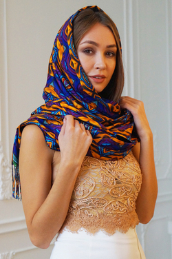LIGVIANNI Палантин Kerchief Ruby