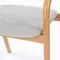 Стул с подлокотниками Esse Soft, бук, светло-серое сиденье