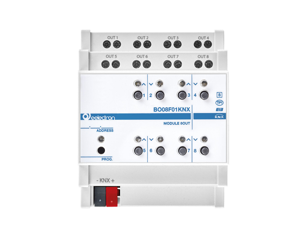 BO08F01KNX Универсальный релейный актуатор KNX 8-канальный