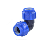 Отвод компрессионный ПЭ Дн 25х90гр Ру16 VALFEX 121001212525