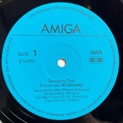 Винтажная виниловая пластинка LP Pascal von Wroblewsky Swinging Pool (ГДР 1987)
