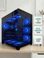Игровой компьютер (системный блок) Intel Core i5-14400F / NVIDIA GeForce RTX 5060 Ti (16 Гб) / 16GB DDR5 / SSD 1TB / 750W