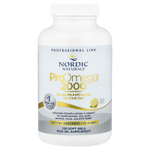 Nordic Naturals, ProOmega® 2000, омега-кислоты, со вкусом лимона, 120 капсул (1075 мг в 1 капсуле)