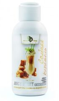 Интимный гель-смазка JUICY FRUIT с ароматом солёной карамели - 100 мл.