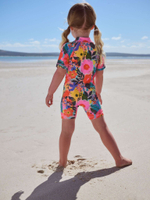 Купальник слитный на молнии для девочки Next AB7-034, Ярко-розовый